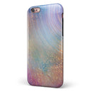 The Swirling Tie-Dye Scratched Surface iPhone 6/6s or 6/6s Plus 2-Piece Hybrid INK-Fuzed Case