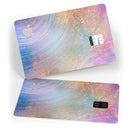 The Swirling Tie-Dye Scratched Surface - Premium Protective Decal Skin-Kit for the Apple Credit Card