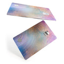 The Swirling Tie-Dye Scratched Surface - Premium Protective Decal Skin-Kit for the Apple Credit Card