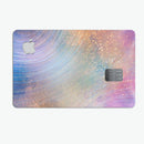 The Swirling Tie-Dye Scratched Surface - Premium Protective Decal Skin-Kit for the Apple Credit Card