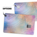 The Swirling Tie-Dye Scratched Surface - Premium Protective Decal Skin-Kit for the Apple Credit Card