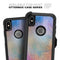 The Swirling Tie-Dye Scratched Surface - Skin Kit for the iPhone OtterBox Cases