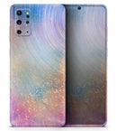 The Swirling Tie-Dye Scratched Surface - Premium Vinyl Skin Decal for Samsung Galaxy S25 Ultra, S24, S23, S22 & All Galaxy S Models