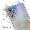 The Swirling Tie-Dye Scratched Surface - Premium Vinyl Skin Decal for Samsung Galaxy S25 Ultra, S24, S23, S22 & All Galaxy S Models