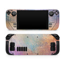 The Swirling Tie-Dye Scratched Surface // Full Body Skin Decal Wrap Kit for the Steam Deck handheld gaming computer