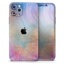The Swirling Tie-Dye Scratched Surface - Protective Skin Wrap & Decal – Compatible with iPhone SE to iPhone 17 Pro Max (All Models)