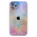 The Swirling Tie-Dye Scratched Surface - Protective Skin Wrap & Decal – Compatible with iPhone SE to iPhone 17 Pro Max (All Models)