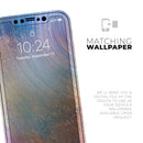 The Swirling Tie-Dye Scratched Surface - Protective Skin Wrap & Decal – Compatible with iPhone SE to iPhone 17 Pro Max (All Models)