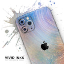 The Swirling Tie-Dye Scratched Surface - Protective Skin Wrap & Decal – Compatible with iPhone SE to iPhone 17 Pro Max (All Models)