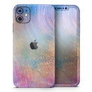 The Swirling Tie-Dye Scratched Surface - Protective Skin Wrap & Decal – Compatible with iPhone SE to iPhone 17 Pro Max (All Models)
