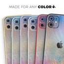 The Swirling Tie-Dye Scratched Surface - Protective Skin Wrap & Decal – Compatible with iPhone SE to iPhone 17 Pro Max (All Models)