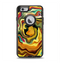 The Swirly Abstract Golden Surface Apple iPhone 6 Otterbox Defender Case Skin Set