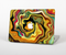 The Swirly Abstract Golden Surface Skin Set for the Apple MacBook Pro 15" with Retina Display