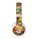The Swirly Abstract Golden Surface Skin for the Beats by Dre Studio (2013+ Version) Headphones