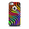The Swirly Color Change Lines Skin for the iPhone 5c OtterBox Commuter Case