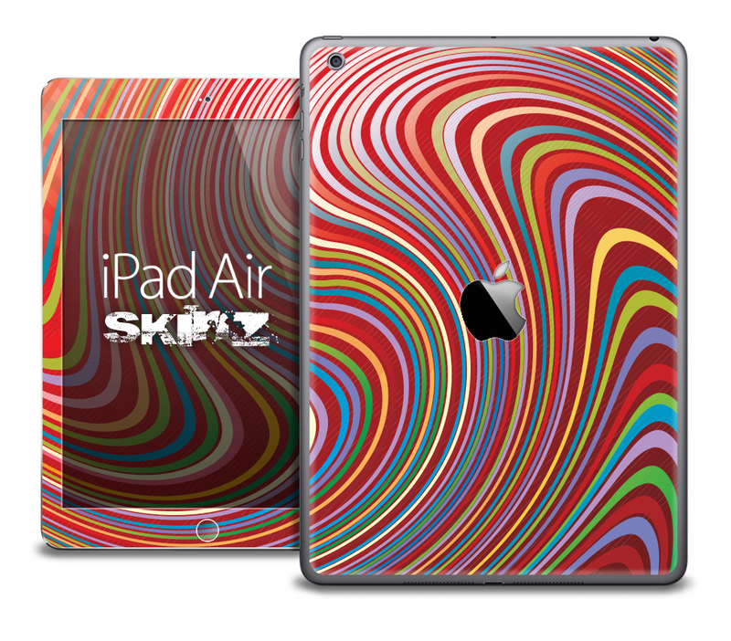 The Swirly Colors Skin for the iPad Air