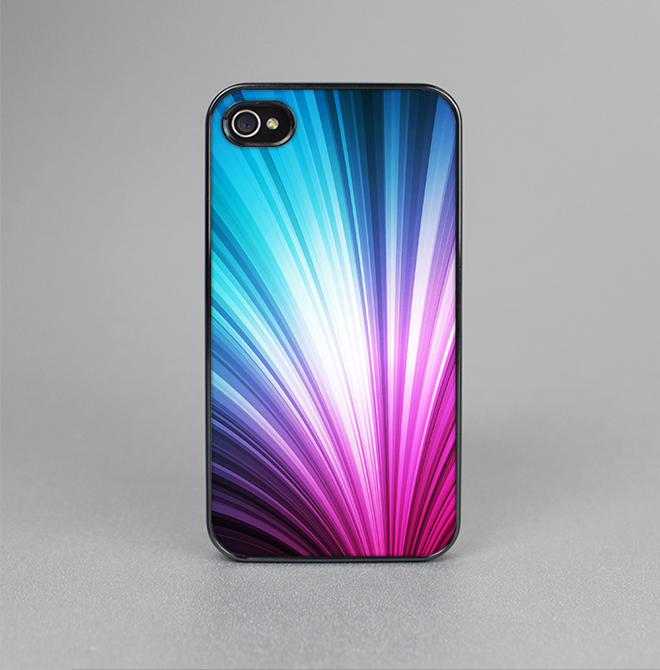 The Swirly HD Pink & Blue Lines Skin-Sert for the Apple iPhone 4-4s Skin-Sert Case