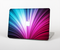 The Swirly HD Pink & Blue Lines Skin Set for the Apple MacBook Pro 15" with Retina Display