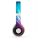 The Swirly HD Pink & Blue Lines Skin for the Beats by Dre Solo 2 Headphones
