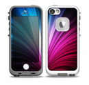 The Swirly HD Pink & Blue Lines Skin for the iPhone 5-5s fre LifeProof Case