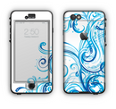 The Swirly Vector Water-Splash Pattern Apple iPhone 6 LifeProof Nuud Case Skin Set