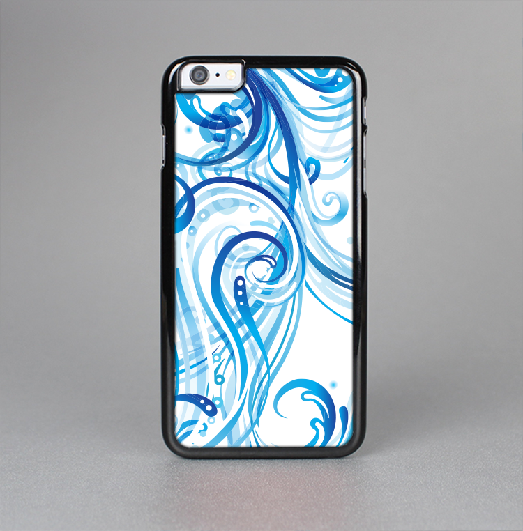 The Swirly Vector Water-Splash Pattern Skin-Sert for the Apple iPhone 6 Plus Skin-Sert Case