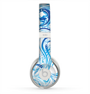 The Swirly Vector Water-Splash Pattern Skin for the Beats by Dre Solo 2 Headphones