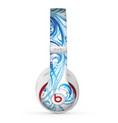 The Swirly Vector Water-Splash Pattern Skin for the Beats by Dre Studio (2013+ Version) Headphones
