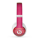 The Tall Pink & Orange Floral Vector Pattern Skin for the Beats by Dre Studio (2013+ Version) Headphones