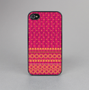 The Tall Pink & Orange Vintage Pattern Skin-Sert for the Apple iPhone 4-4s Skin-Sert Case