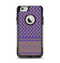 The Tall Purple & Orange Floral Vector Pattern Apple iPhone 6 Otterbox Commuter Case Skin Set