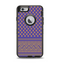 The Tall Purple & Orange Floral Vector Pattern Apple iPhone 6 Otterbox Defender Case Skin Set