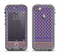 The Tall Purple & Orange Vintage Pattern Apple iPhone 5c LifeProof Nuud Case Skin Set