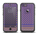 The Tall Purple & Orange Vintage Pattern Apple iPhone 6 LifeProof Fre Case Skin Set