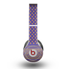 The Tall Purple & Orange Vintage Pattern Skin for the Beats by Dre Original Solo-Solo HD Headphones