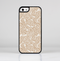 The Tan Abstract Vector Pattern Skin-Sert Case for the Apple iPhone 5-5s