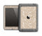 The Tan Abstract Vector Pattern Apple iPad Mini LifeProof Fre Case Skin Set
