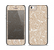 The Tan Abstract Vector Pattern Skin Set for the iPhone 5-5s Skech Glow Case