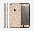 The Tan Abstract Vector Pattern Skin for the Apple iPhone 6 Plus