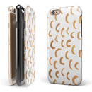 The Tan All Over Hemisphere Pattern iPhone 6/6s or 6/6s Plus 2-Piece Hybrid INK-Fuzed Case