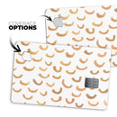 The Tan All Over Hemisphere Pattern - Premium Protective Decal Skin-Kit for the Apple Credit Card