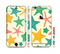 The Tan And Colorful Vector StarFish Sectioned Skin Series for the Apple iPhone 6 Plus