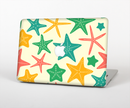 The Tan And Colorful Vector StarFish Skin for the Apple MacBook Pro Retina 13"