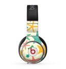The Tan And Colorful Vector StarFish Skin for the Beats by Dre Pro Headphones