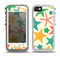 The Tan And Colorful Vector StarFish Skin for the iPhone 5-5s OtterBox Preserver WaterProof Case