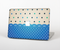 The Tan & Blue Polka Dotted Pattern Skin Set for the Apple MacBook Pro 15" with Retina Display