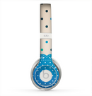 The Tan & Blue Polka Dotted Pattern Skin for the Beats by Dre Solo 2 Headphones