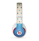 The Tan & Blue Polka Dotted Pattern Skin for the Beats by Dre Studio (2013+ Version) Headphones