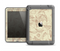 The Tan & Brown Floral Laced Pattern Apple iPad Air LifeProof Fre Case Skin Set