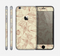 The Tan & Brown Floral Laced Pattern Skin for the Apple iPhone 6